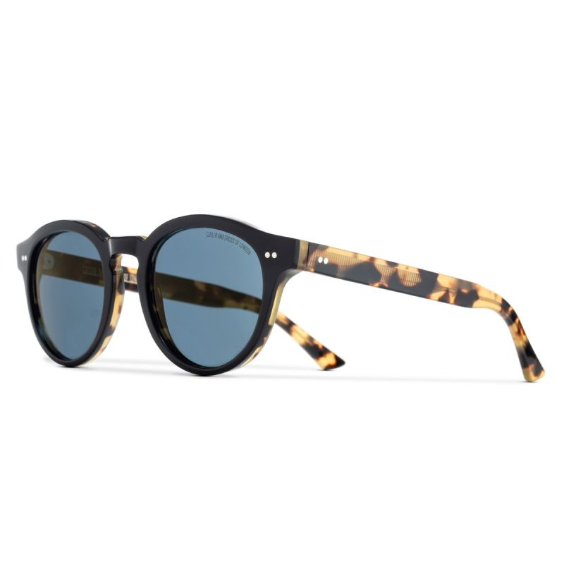 1378 Round Sunglasses-Black on Camo