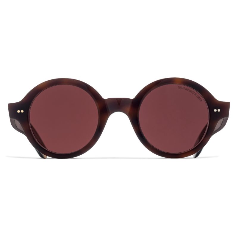 1396 Round Sunglasses-Vintage Sunburst