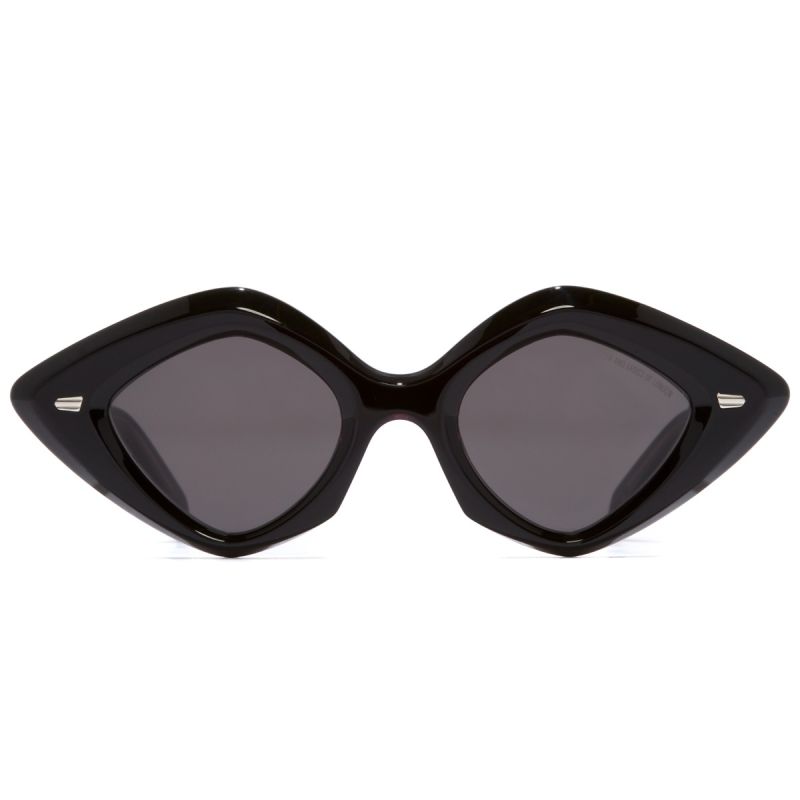 9126 Oversize Sunglasses-Black on Pink
