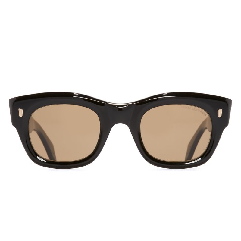 9261 Cat Eye Sunglasses-Olive on Black