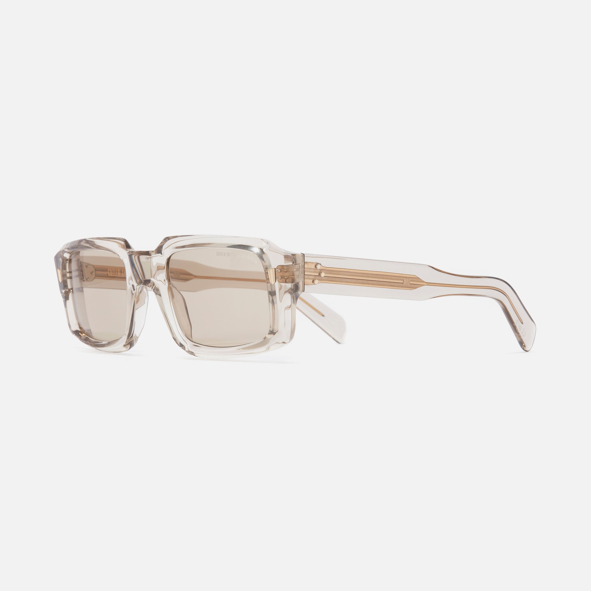 9495 Rectangle Sunglasses Sand Crystal