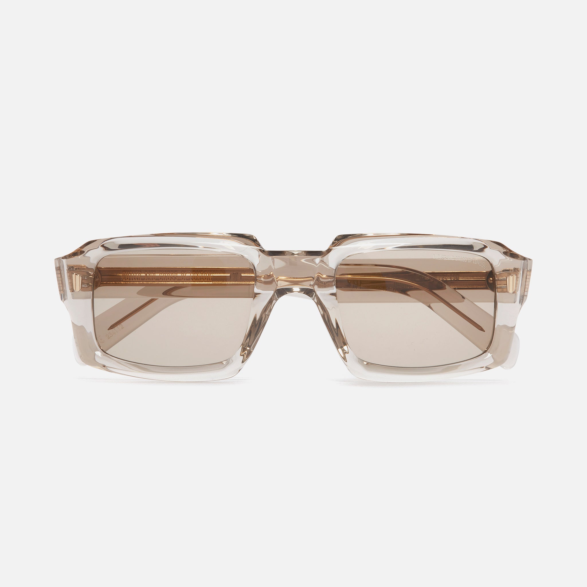 9495 Rectangle Sunglasses Sand Crystal