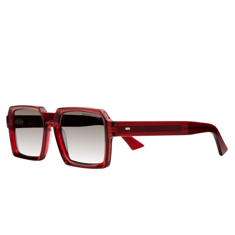 1385 Square Sunglasses-Crystal Red