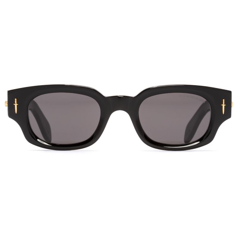 The Great Frog Soaring Eagle Limited Edition Rectangle Sunglasses-Black Gold