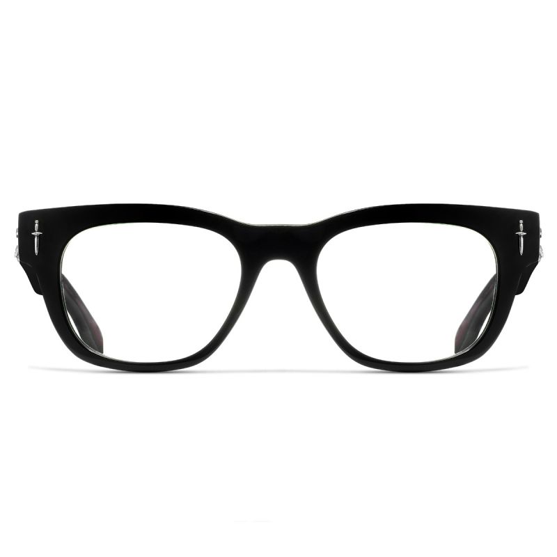 The Great Frog Crossbones Square Glasses-Black