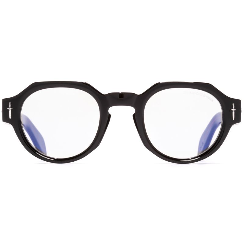 The Great Frog Lucky Diamond I Round Glasses-Black