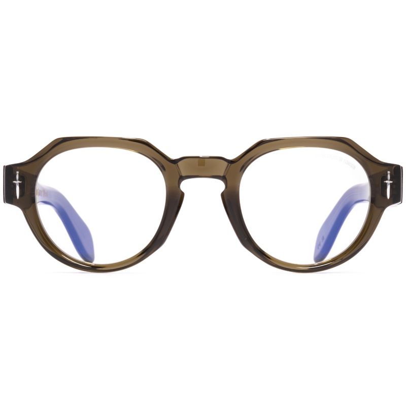 The Great Frog Lucky Diamond I Round Glasses-Olive