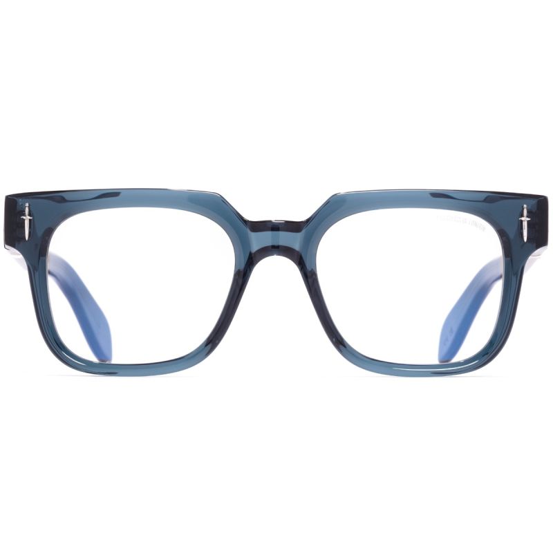 The Great Frog Lucky Diamond II Rectangle Optical Glasses-Deep Blue