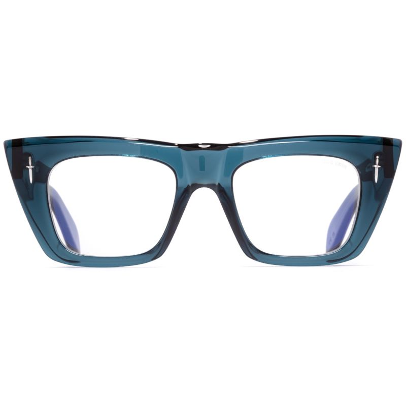 The Great Frog Love And Death Cat Eye Glasses-Deep Teal