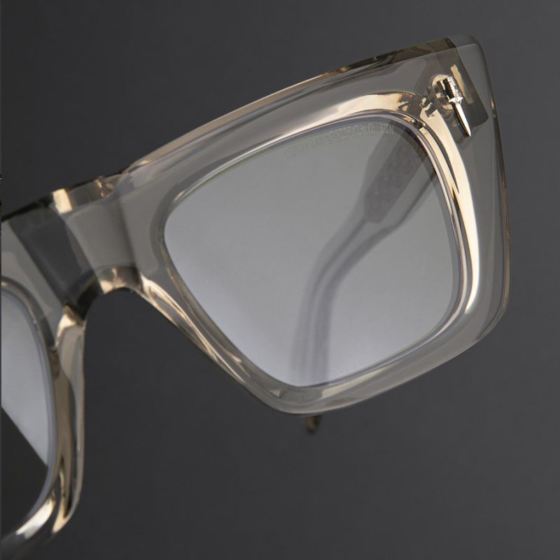 The Great Frog Love And Death Cat Eye Glasses-Sand Crystal
