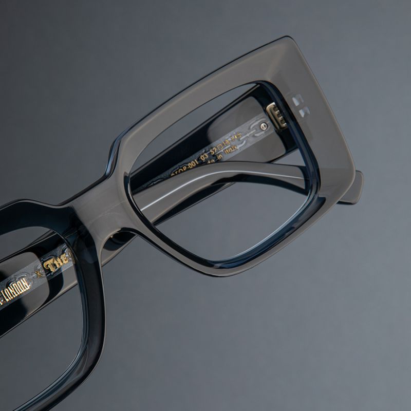 The Great Frog "Mini Reaper" Square Glasses-Deep Blue Crystal