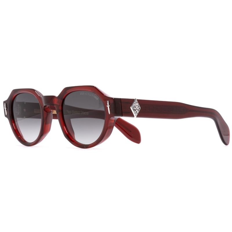 The Great Frog Lucky Diamond I Round Sunglasses-Red Jed
