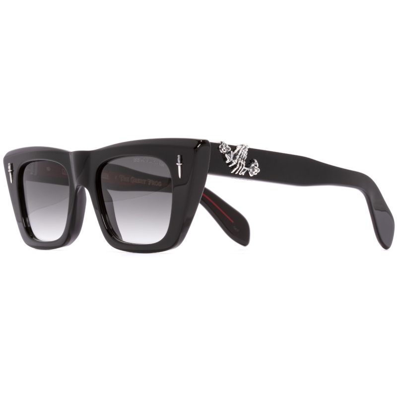 The Great Frog Love And Death Cat Eye Sunglasses-Black