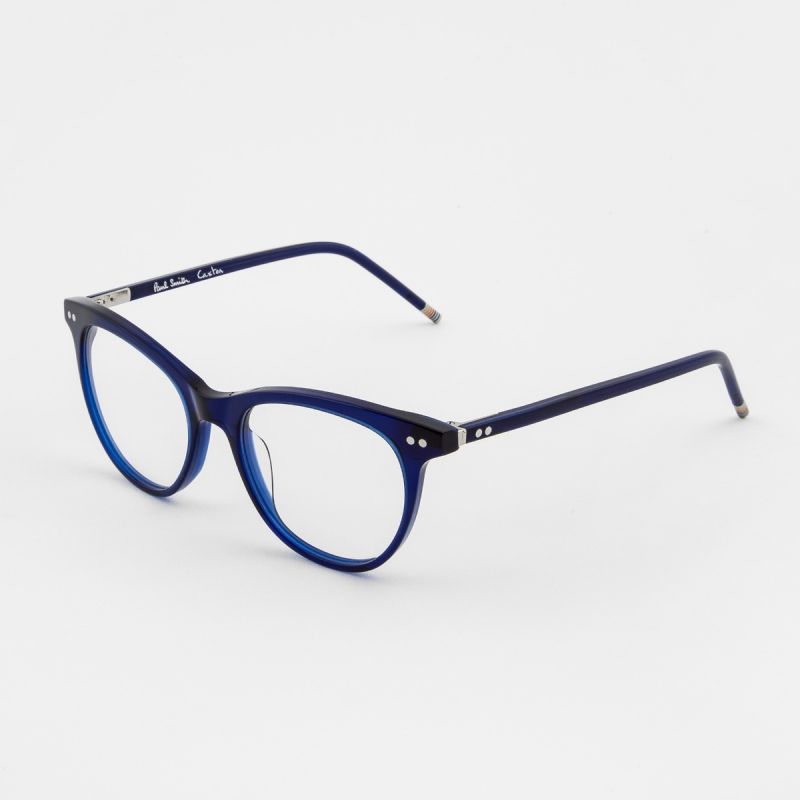 Paul Smith Caxton Optical Cat-Eye Glasses-Deep Navy