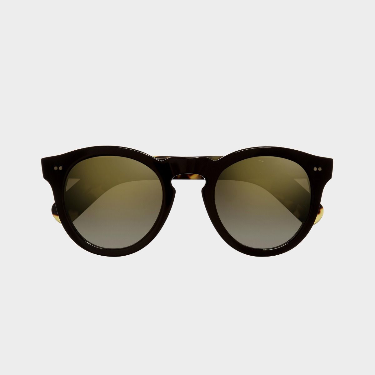 0734V2 Round Sunglasses (Small)-Black on Camo