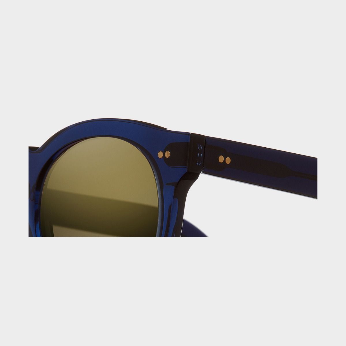 0734V2 Round Sunglasses (Small)-Classic Navy Blue