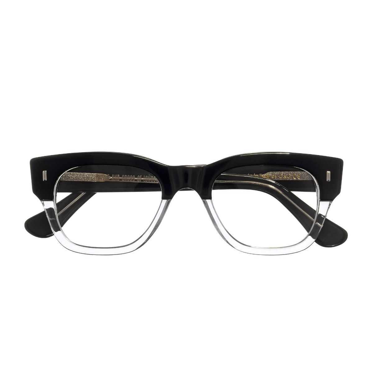 0772 Optical Square Glasses-Grad Black