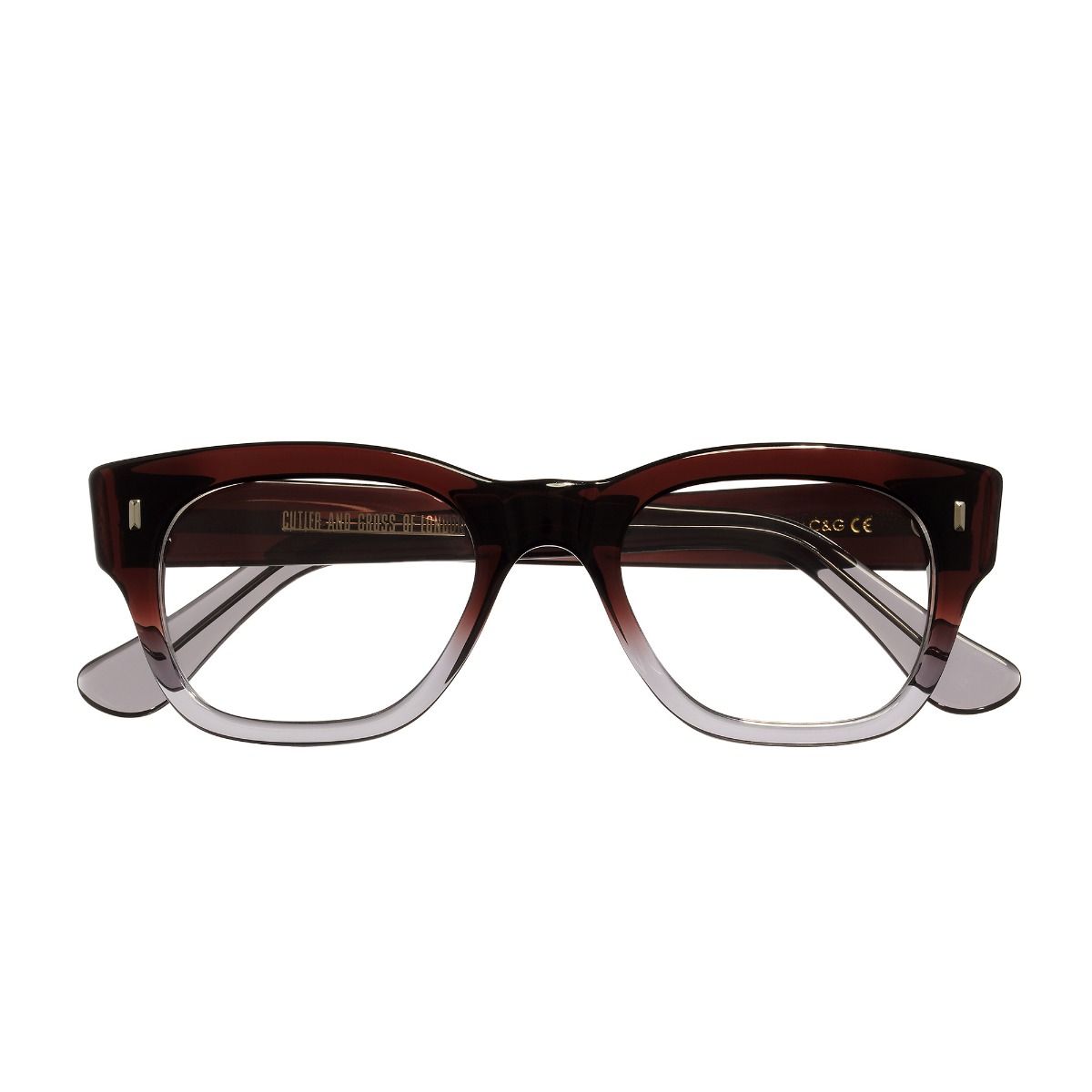 0772 Optical Square Glasses-Grad Sherry