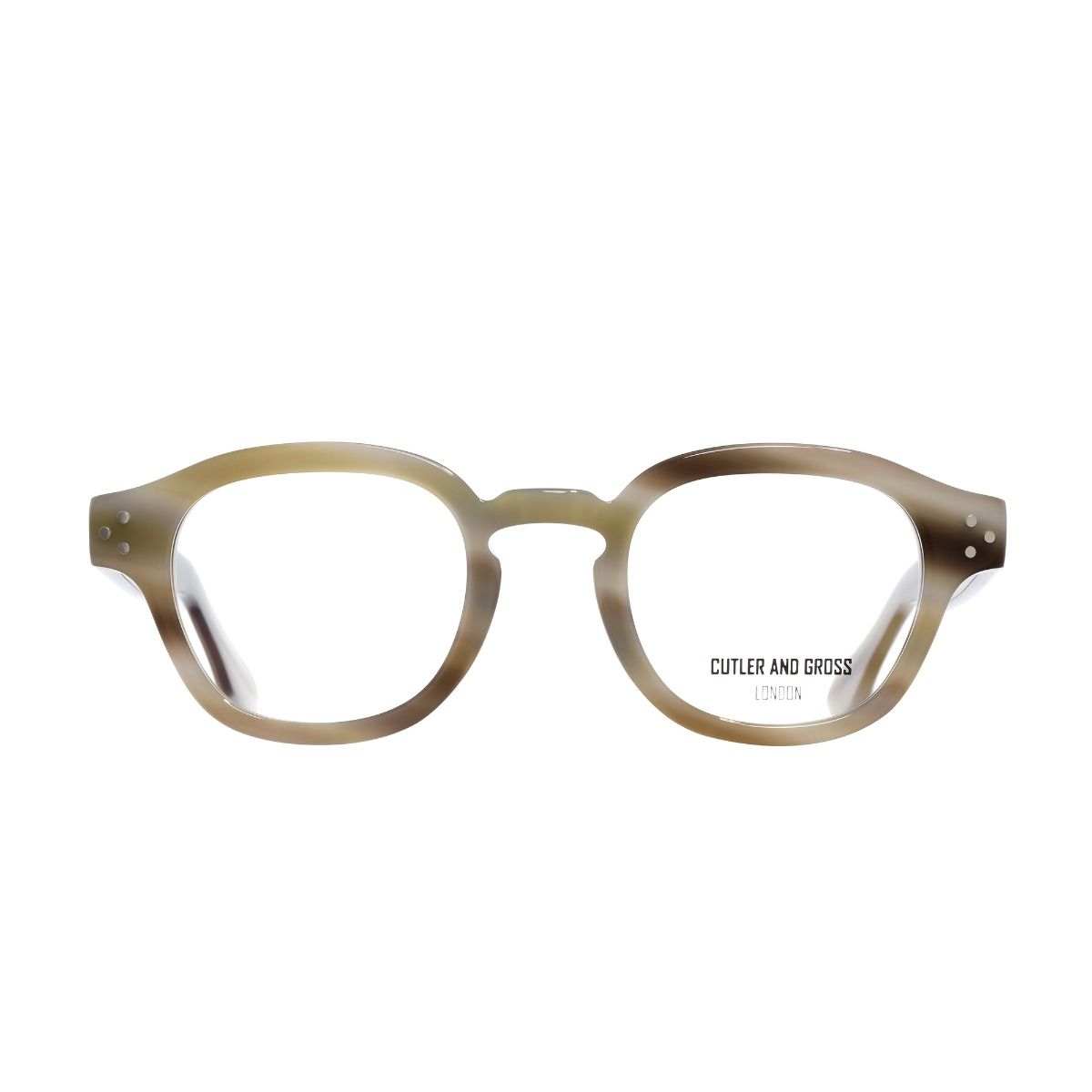 1290V2 Optical Square Glasses-Havana Horn