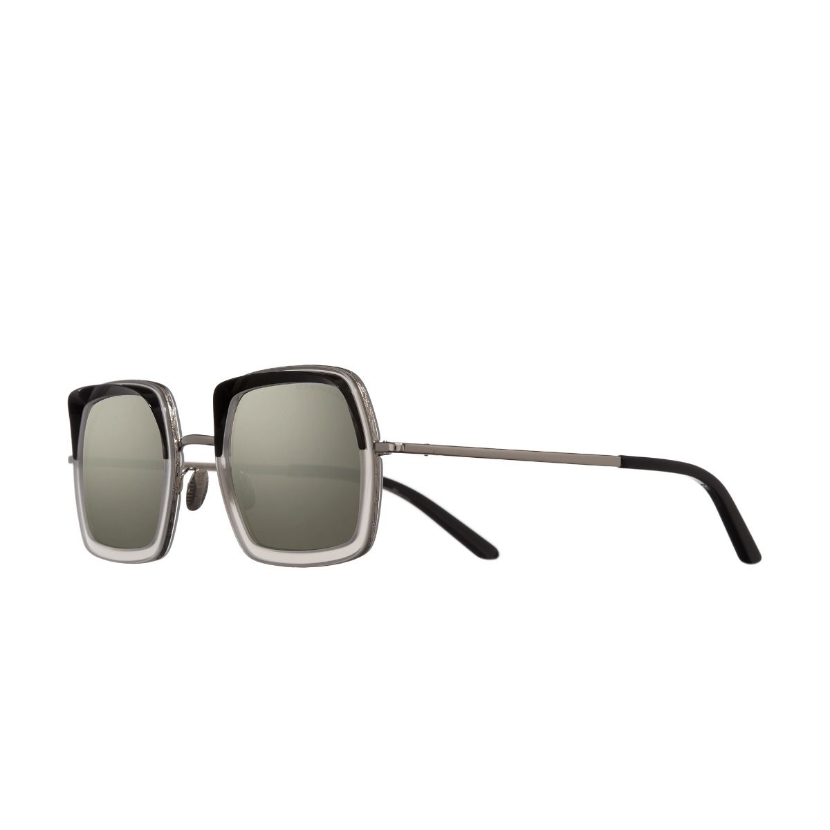 1301 Square Sunglasses-Oyster White