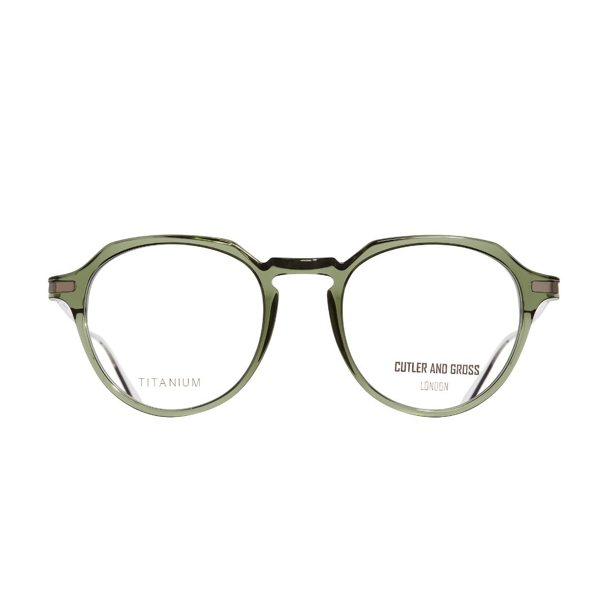 1302 Optical Round Glasses (Small)-Seaweed Green