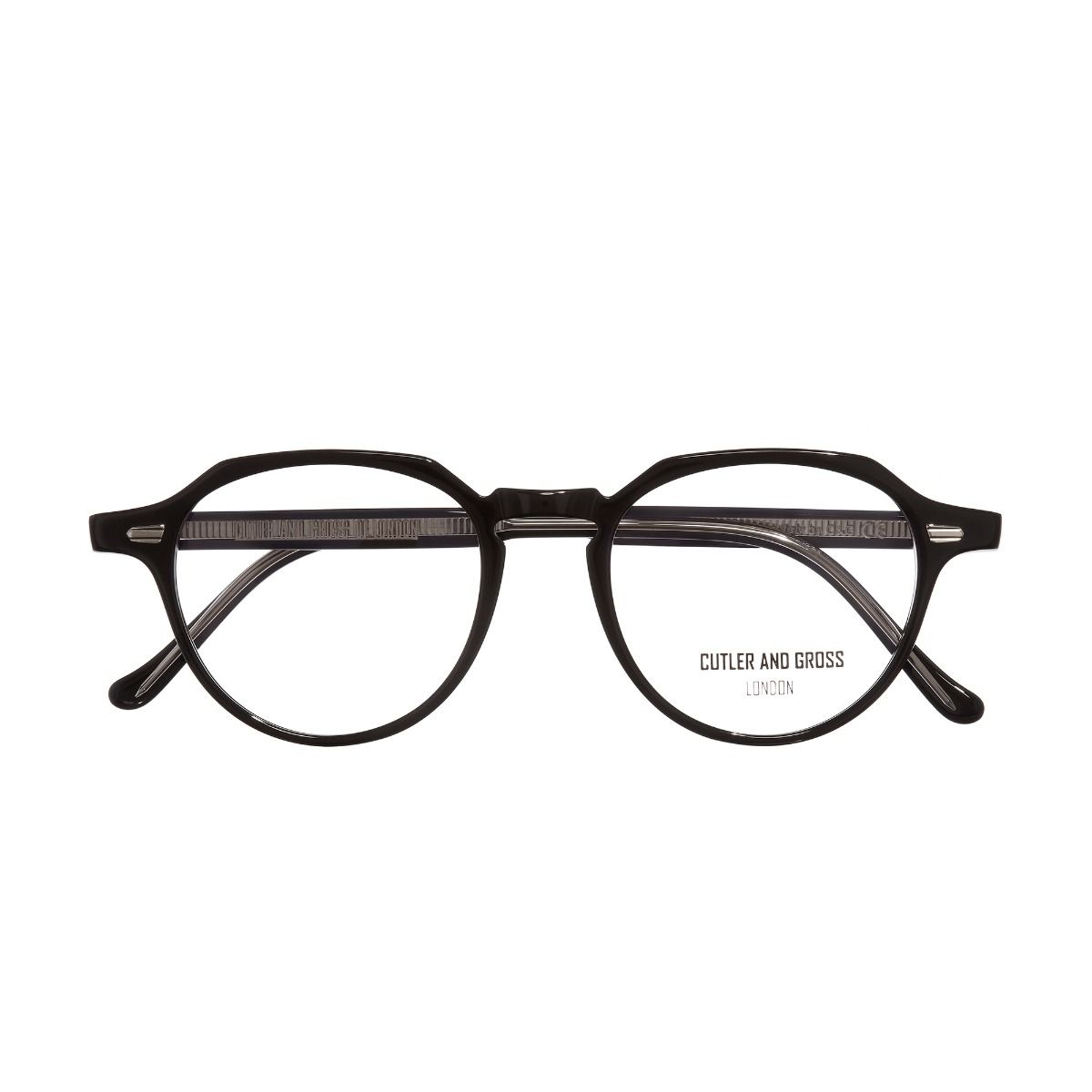 1313V2 Optical Round Glasses (Large)-Black
