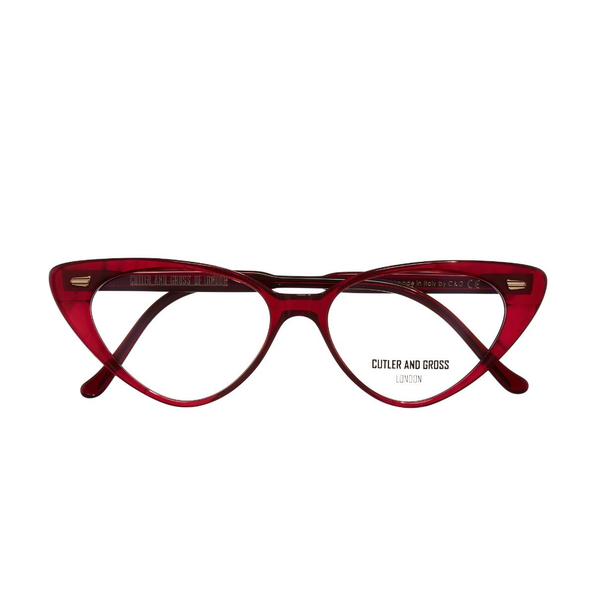 1322 Optical Cat-Eye Glasses-Red Lipstick