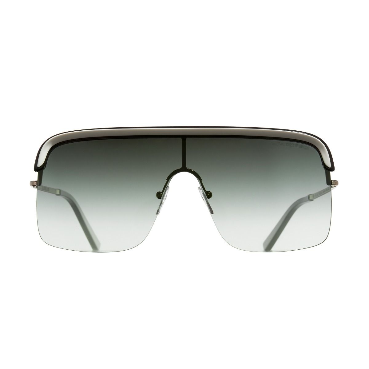 1328 Square Sunglasses-White