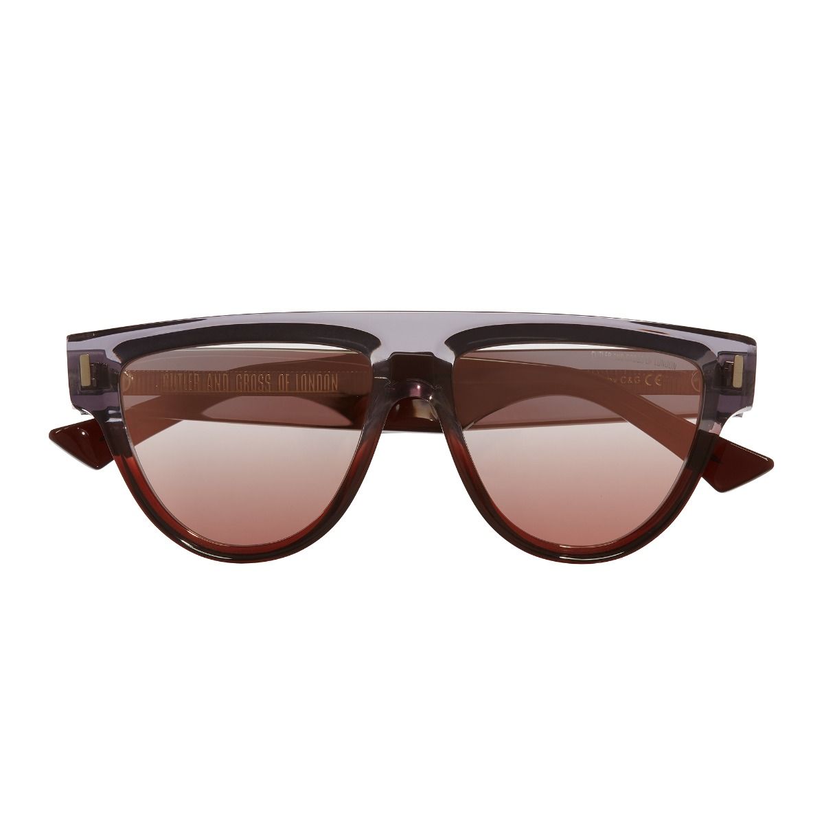 1342 Oversize Sunglasses-Reverse Grad Sherry
