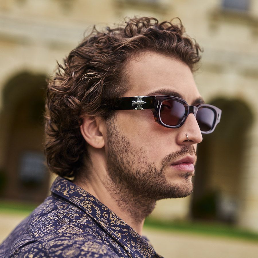 The Great Frog Soaring Eagle Rectangle Sunglasses | Cutler and Gross