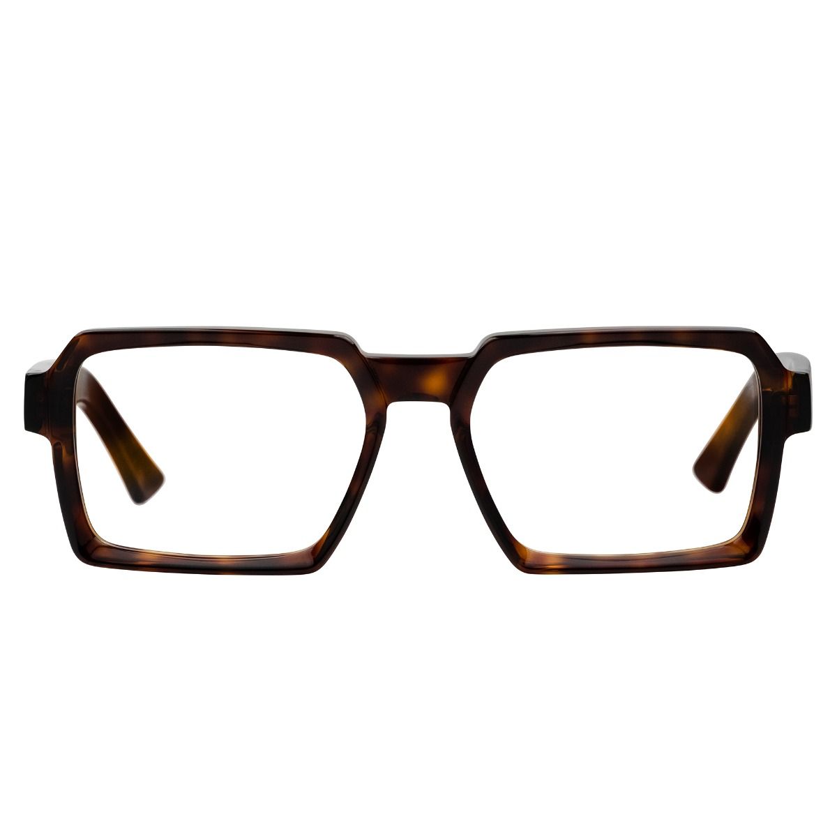 1385 Optical Square Glasses-Dark Turtle