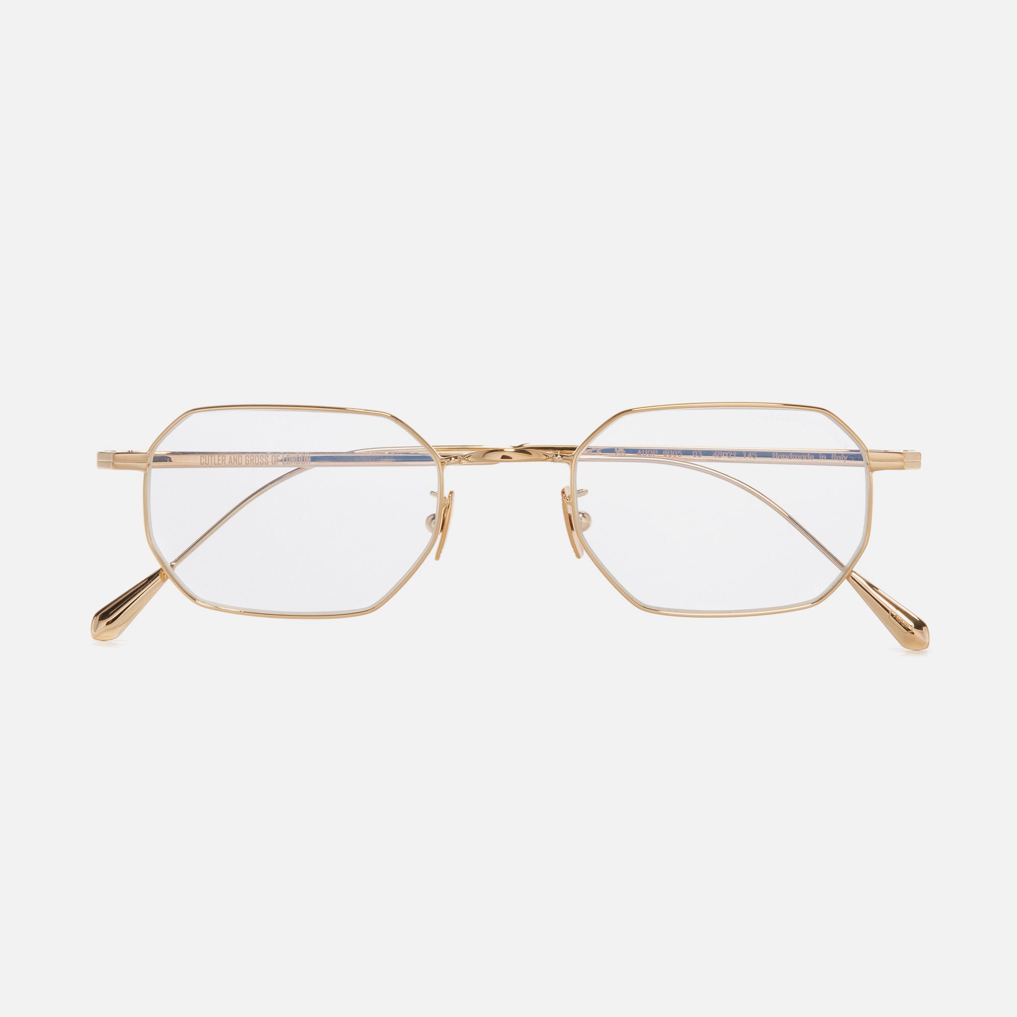 0005 Round Optical Glasses-18K Gold