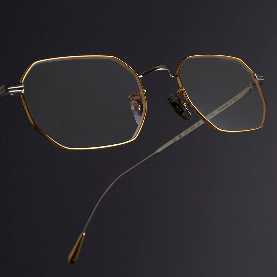 0005 Round Optical Glasses-18K Gold