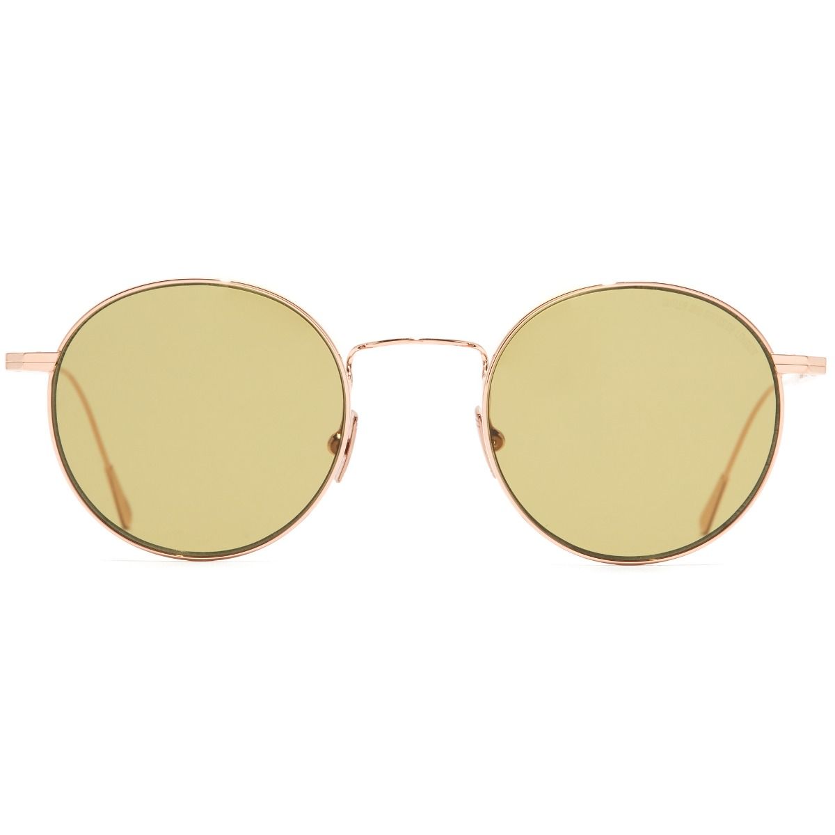 0001 Round Sunglasses-18K Rose Gold