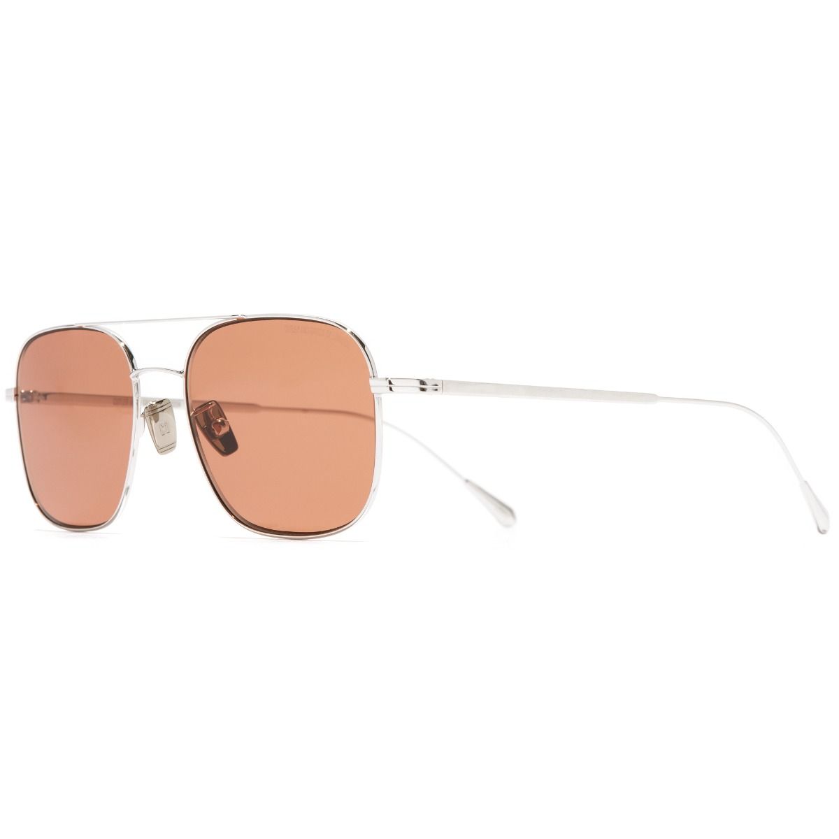 0003 Aviator Sunglasses-White Gold Rhodium 18K