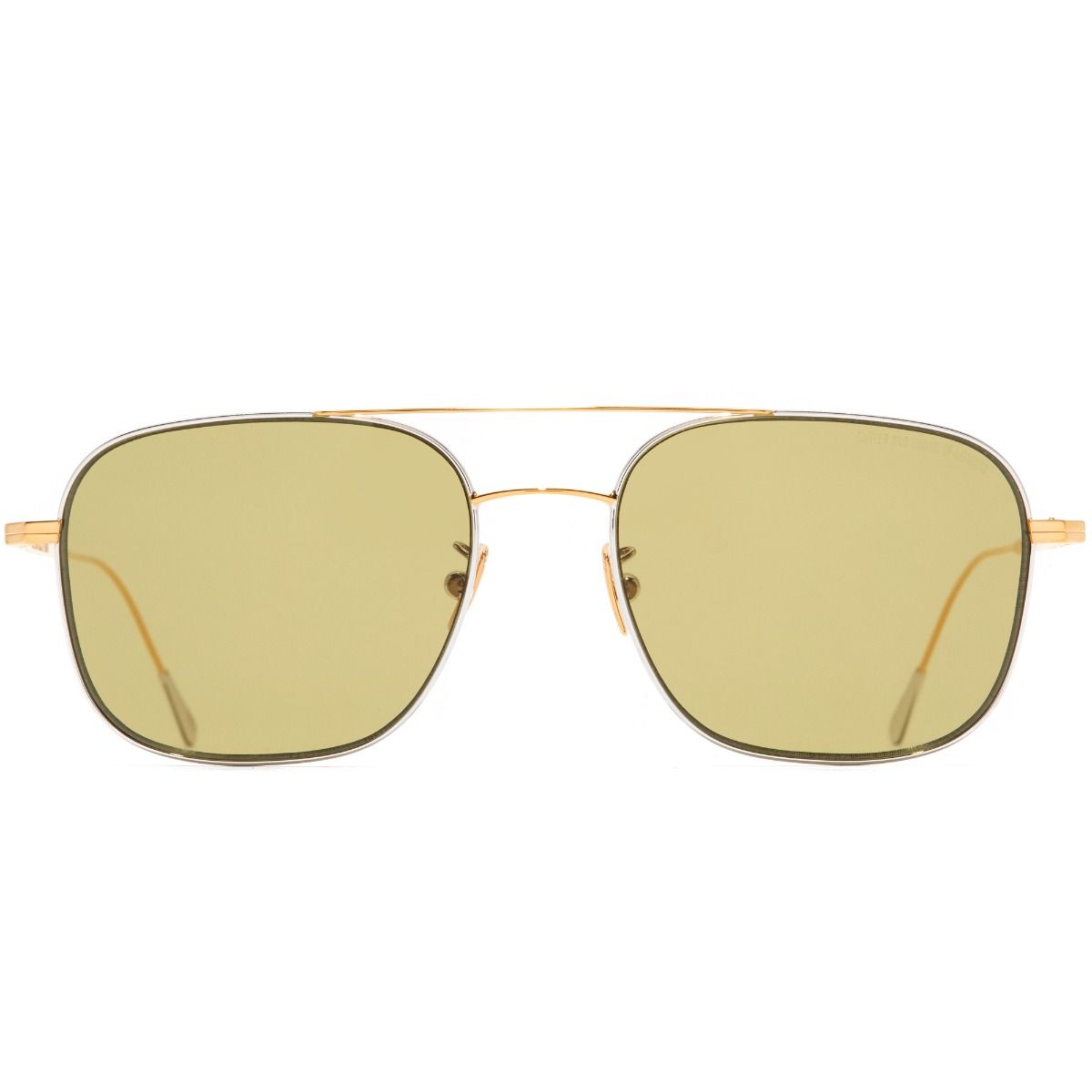 0003 Aviator Sunglasses-Yellow Gold 24K + Rhodium 18K