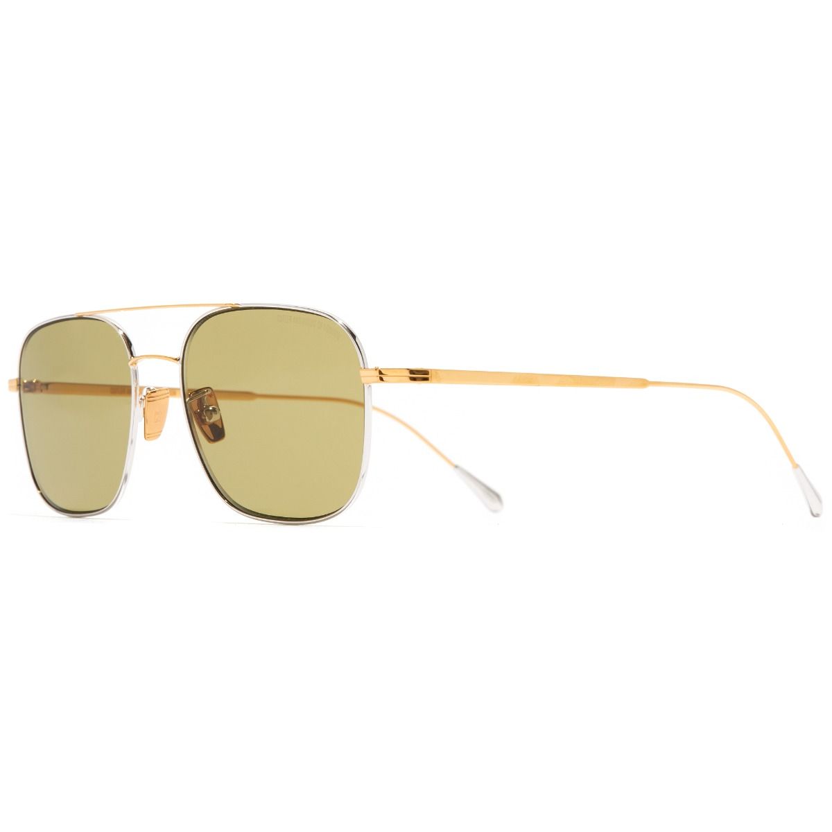 0003 Aviator Sunglasses-Yellow Gold 24K + Rhodium 18K