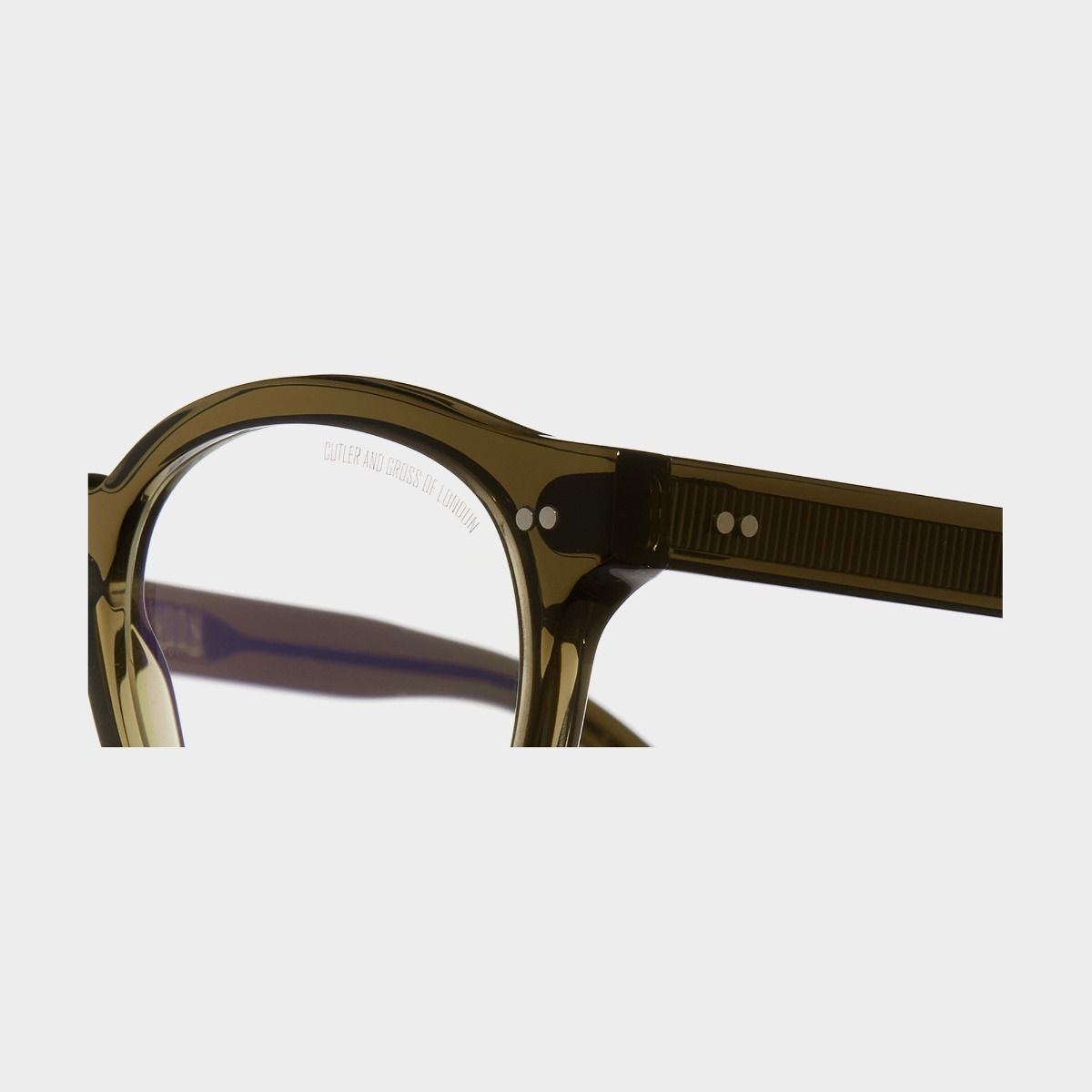 1378 Optical Round Glasses-Olive