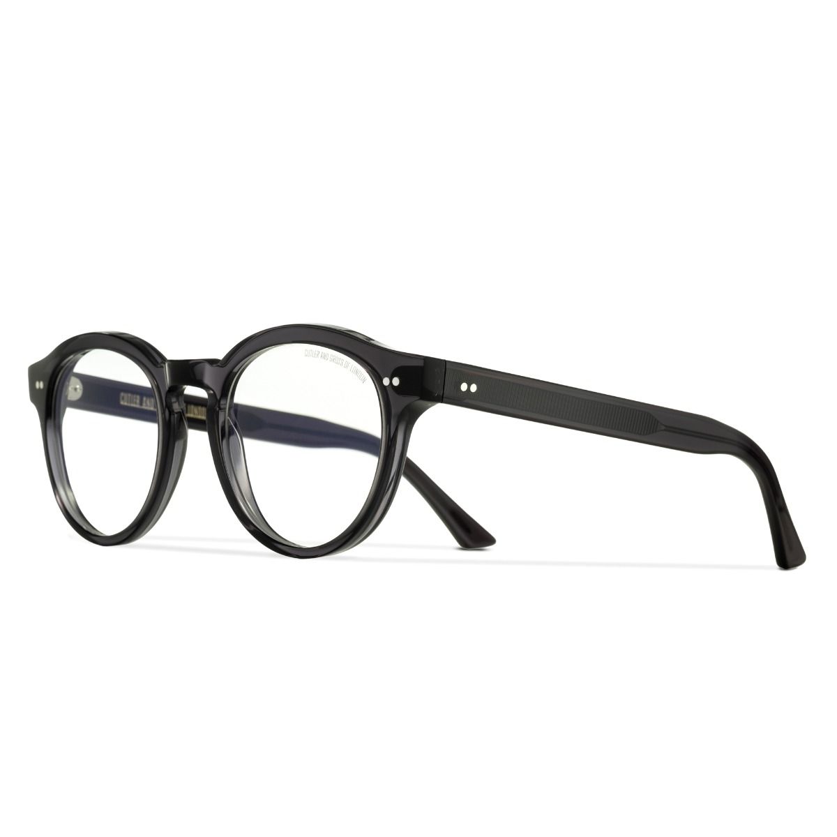 1378 Optical Round Glasses-Dark Grey
