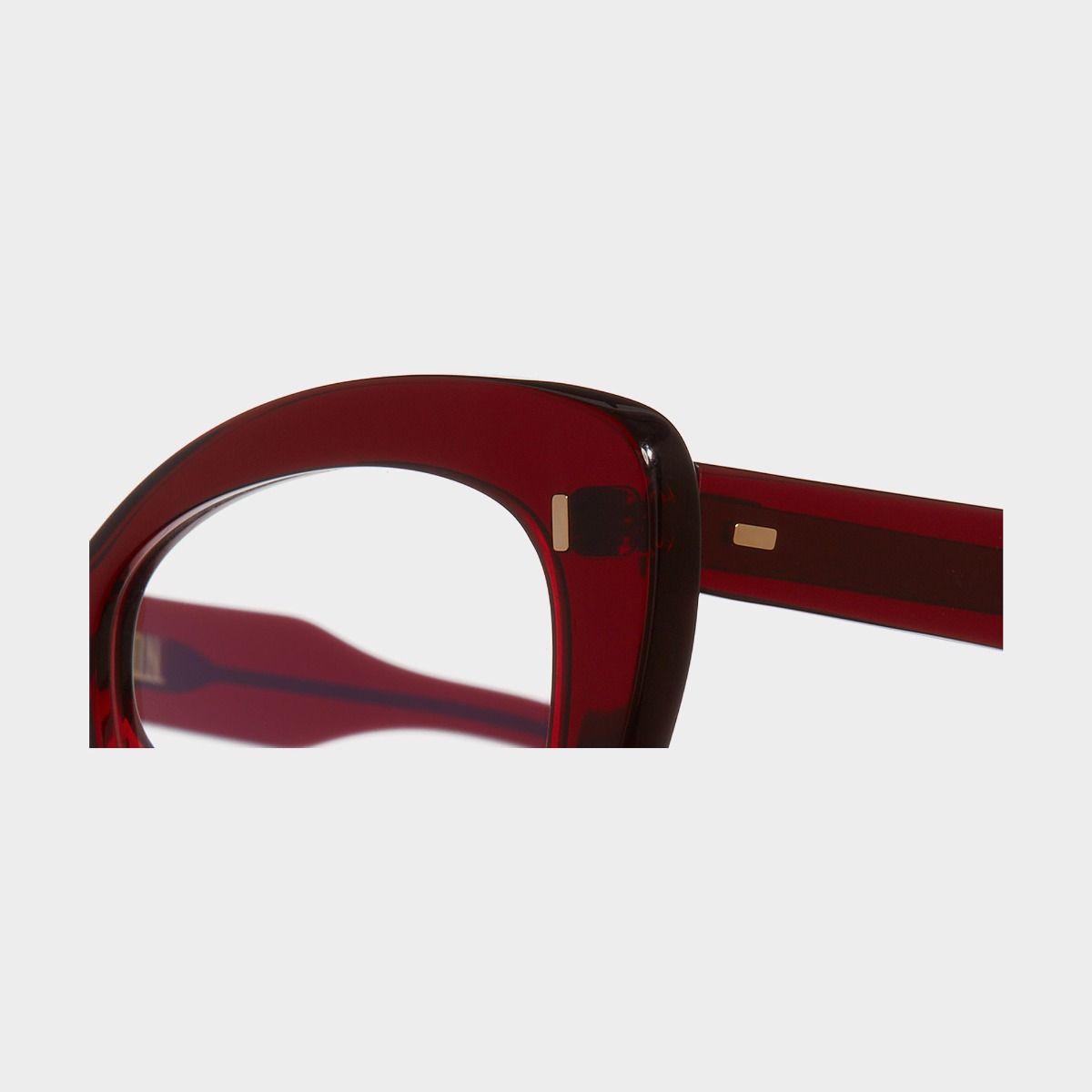 1350 Optical Cat-Eye Glasses (Small)-Bordeaux Red