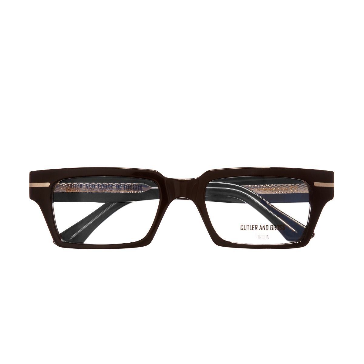 1363 Optical Rectangle Glasses-Black