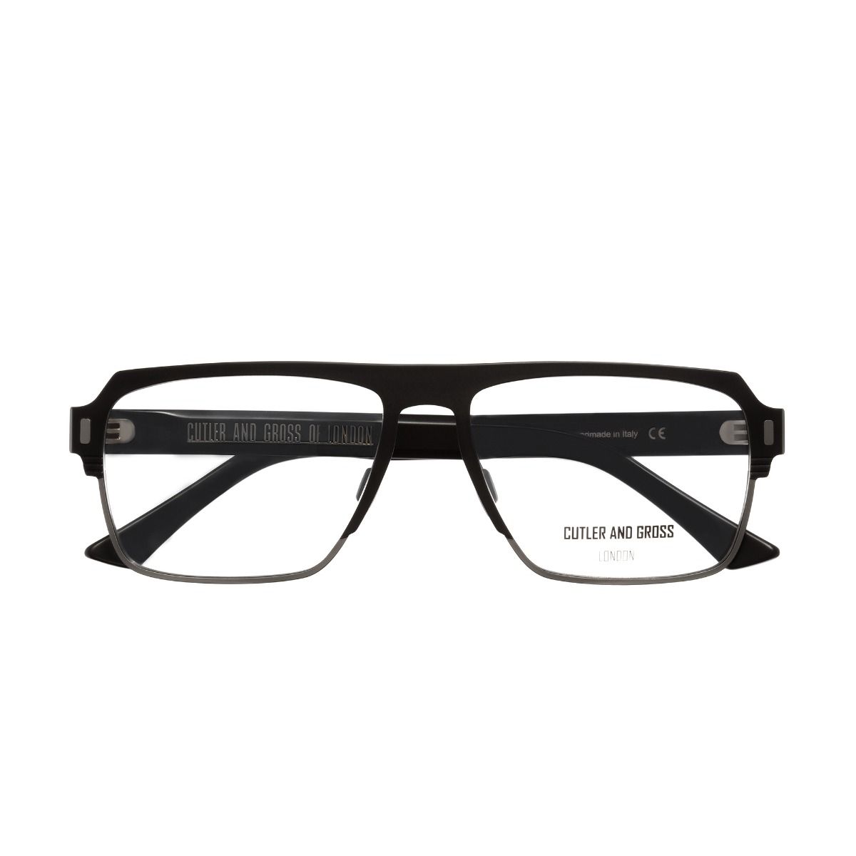 1364 Optical Aviator Glasses-Black