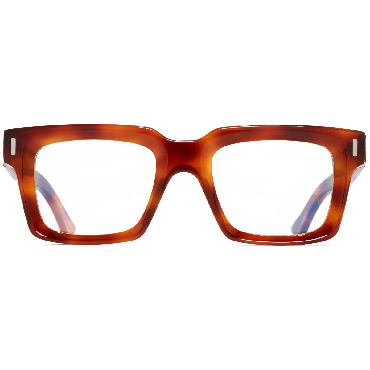 1386 Square Optical Glasses-Honey Turtle Havana