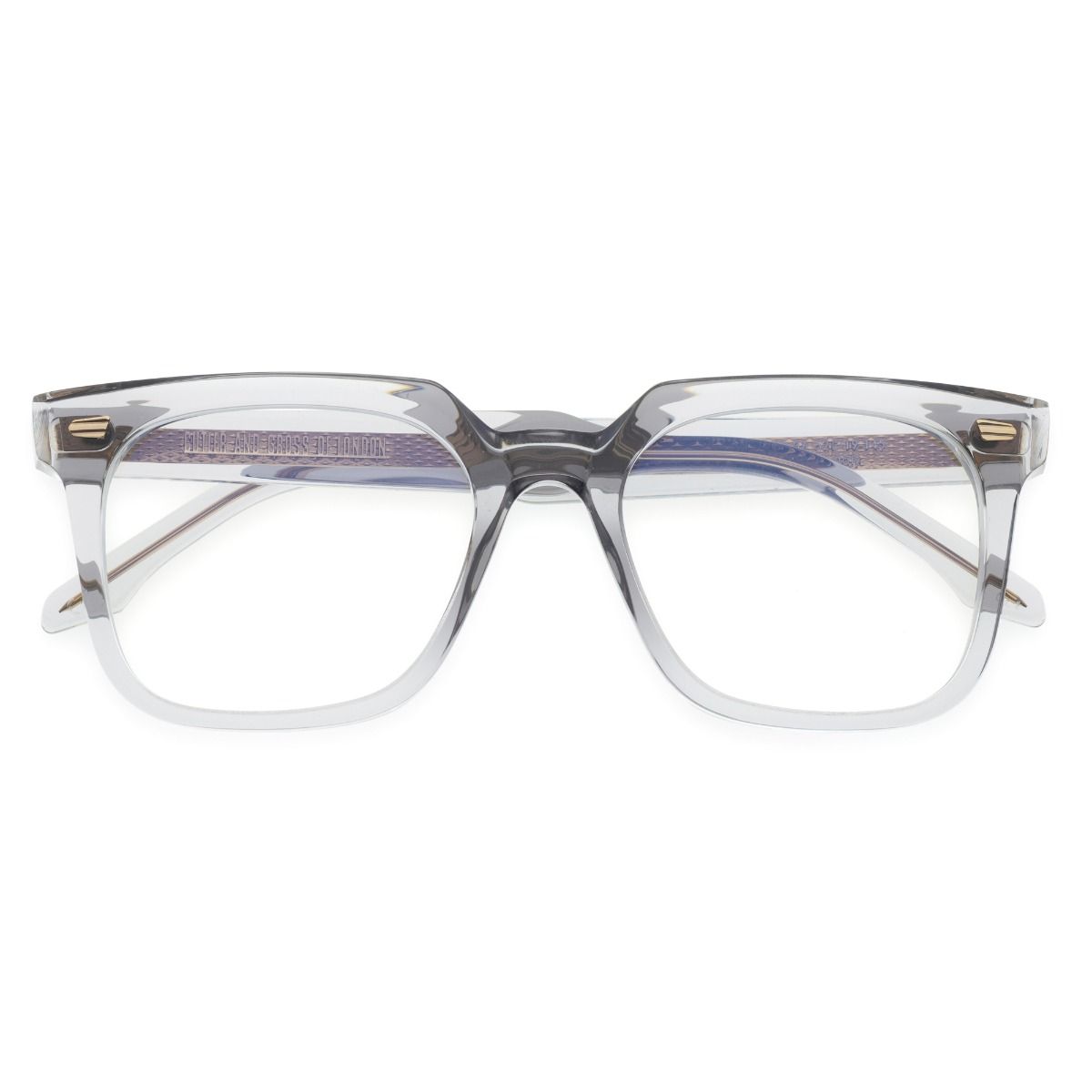 1387 Optical Square Glasses-Smoke Quartz