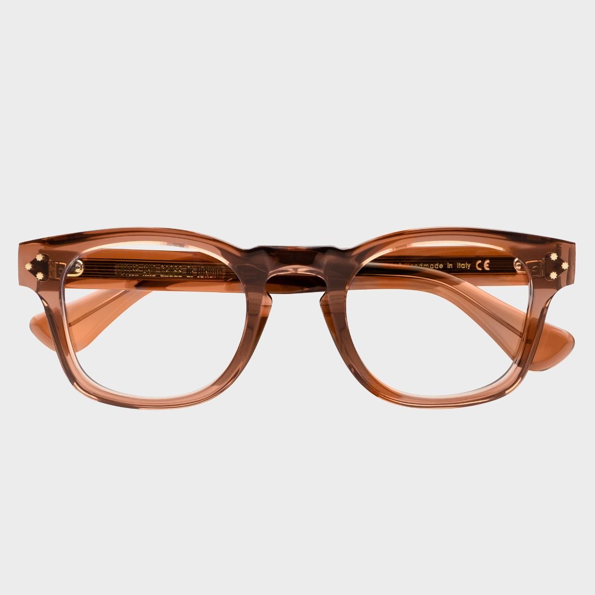 1389 Optical Square Glasses-Rhubarb