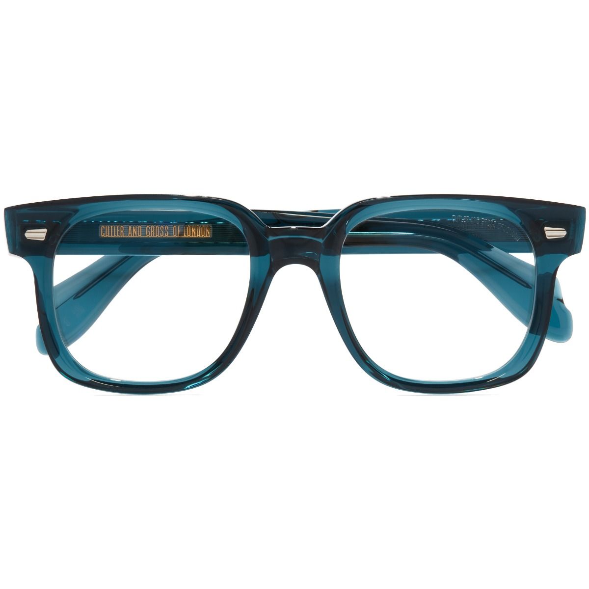 1399 Optical Square Glasses-Deep Teal