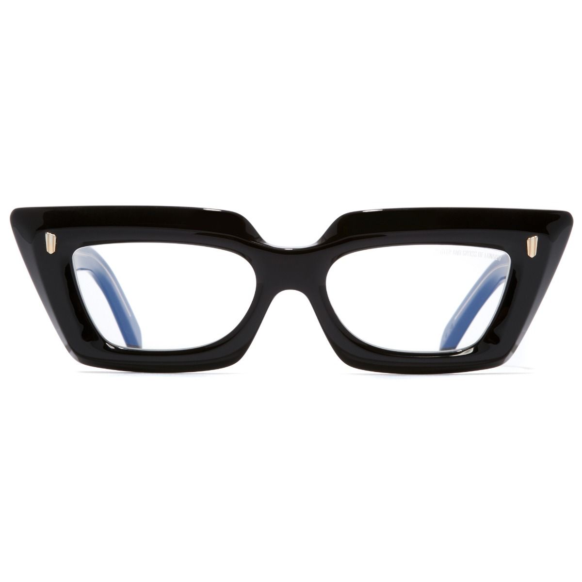 1408 Cat Eye Optical Glasses-Black on Crystal