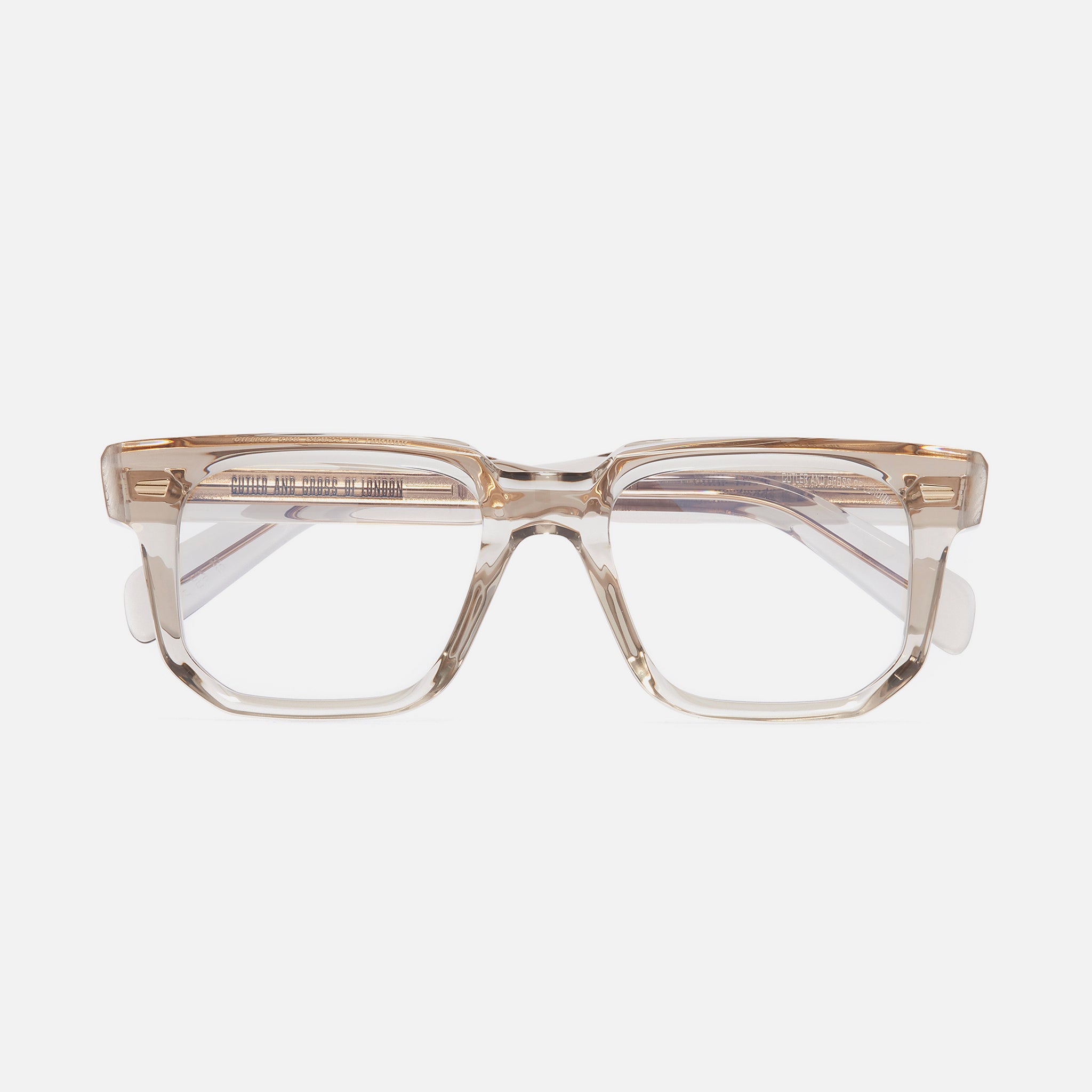 1410 Square Optical Glasses-Sand Crystal