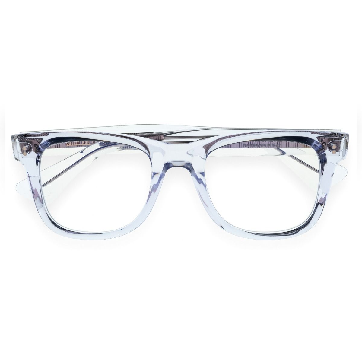 9101 Optical Square Glasses-Crystal