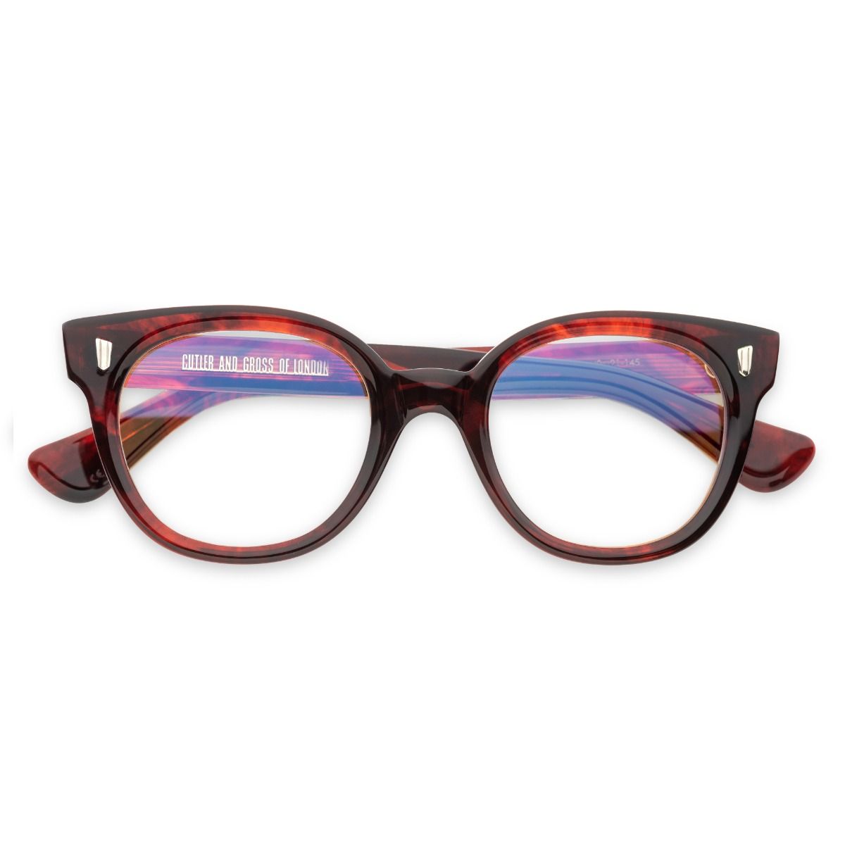 9298 Optical Cat-Eye Glasses-Red Havana